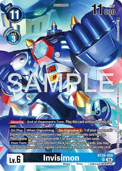 Invisimon [BT20-055] (Digimon Liberator Debuggers Set) [Release Special Booster Ver.2.5 Promos] | Black Swamp Games