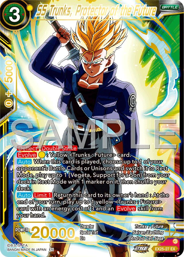 SS Trunks, Protector of the Future (EX25-27) [Premium Anniversary Box 2025] | Black Swamp Games