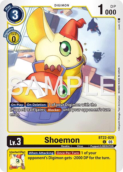 Shoemon [BT22-029] [Cyber Eden] | Black Swamp Games