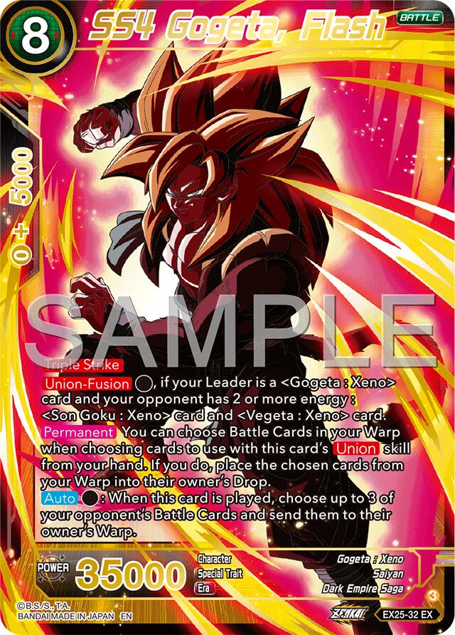 SS4 Gogeta, Flash (EX25-32) [Premium Anniversary Box 2025] | Black Swamp Games