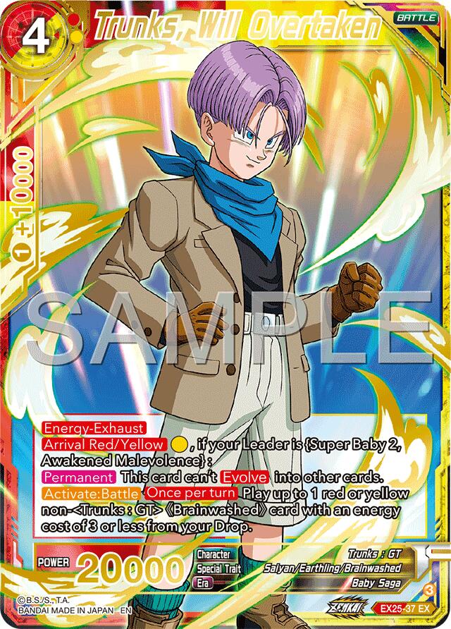Trunks, Will Overtaken (EX25-37) [Premium Anniversary Box 2025] | Black Swamp Games