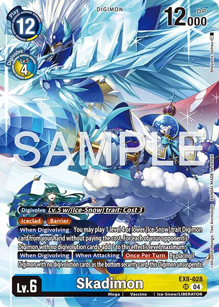 Skadimon [EX8-028] (Digimon Liberator Debuggers Set) [Chain of Liberation] | Black Swamp Games