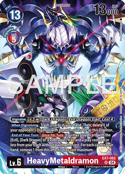 HeavyMetaldramon [EX7-062] (Digimon Liberator Debuggers Set) [Digimon LIBERATOR] | Black Swamp Games