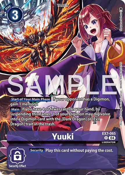 Yuuki [EX7-065] (Digimon Liberator Debuggers Set) [Digimon LIBERATOR] | Black Swamp Games