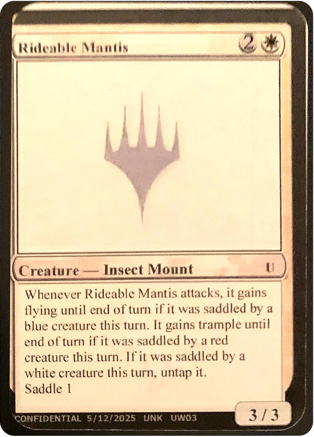 Rideable Mantis [Unknown Event] | Black Swamp Games