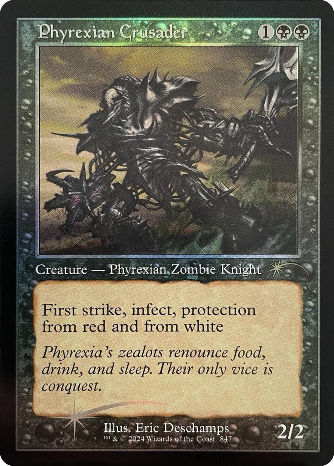 Phyrexian Crusader (Retro Frame) [Secret Lair Drop Series] | Black Swamp Games