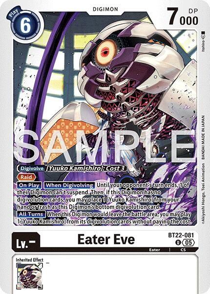Eater Eve [BT22-081] [Cyber Eden] | Black Swamp Games