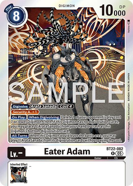 Eater Adam [BT22-082] [Cyber Eden] | Black Swamp Games