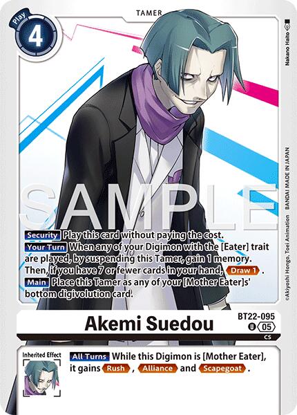 Akemi Suedou [BT22-095] [Cyber Eden] | Black Swamp Games