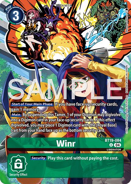 Winr [BT19-084] (Digimon Liberator Debuggers Set) [Release Special Booster Ver.2.0] | Black Swamp Games