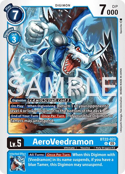 AeroVeedramon [BT22-023] [Cyber Eden] | Black Swamp Games