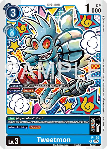 Tweetmon [P-190] (Store Tournament 2025 Vol.3 Participation Pack) [Promotion Cards] | Black Swamp Games