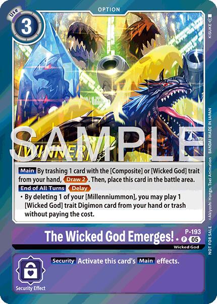 The Wicked God Emerges! [P-193] (Store Tournament 2025 Vol.3 Winner Pack) [Promotion Cards] | Black Swamp Games
