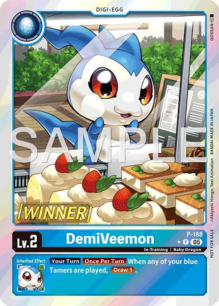 DemiVeemon [P-188] (Store Tournament 2025 Vol.3 Winner Pack) [Promotion Cards] | Black Swamp Games