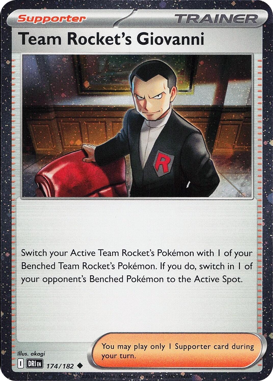 Team Rocket's Giovanni (174/182) (Cosmos Holo) [Miscellaneous Cards] | Black Swamp Games