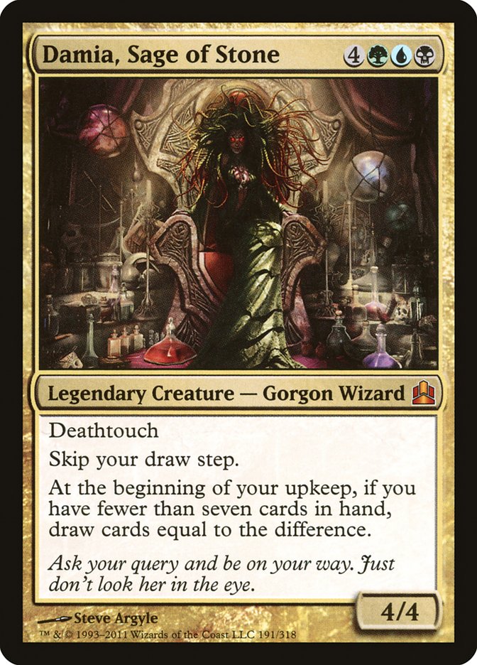 Damia, Sage of Stone [Commander 2011] | Black Swamp Games