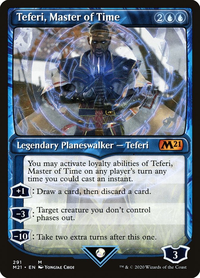 Teferi, Master of Time (Showcase) (291) [Core Set 2021] | Black Swamp Games