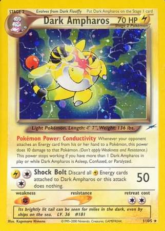 Dark Ampharos (1/105) [Neo Destiny Unlimited] | Black Swamp Games
