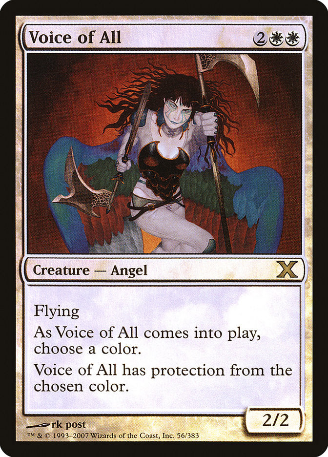 Voice of All (Premium Foil) [Tenth Edition] | Black Swamp Games