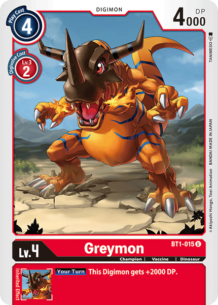 Greymon [BT1-015] [Release Special Booster Ver.1.0] | Black Swamp Games