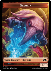Copy (Ripple Foil) // Gremlin Double-Sided Token [Modern Horizons 3 Tokens] | Black Swamp Games