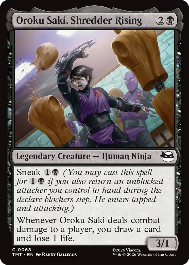 Oroku Saki, Shredder Rising [Teenage Mutant Ninja Turtles] | Black Swamp Games