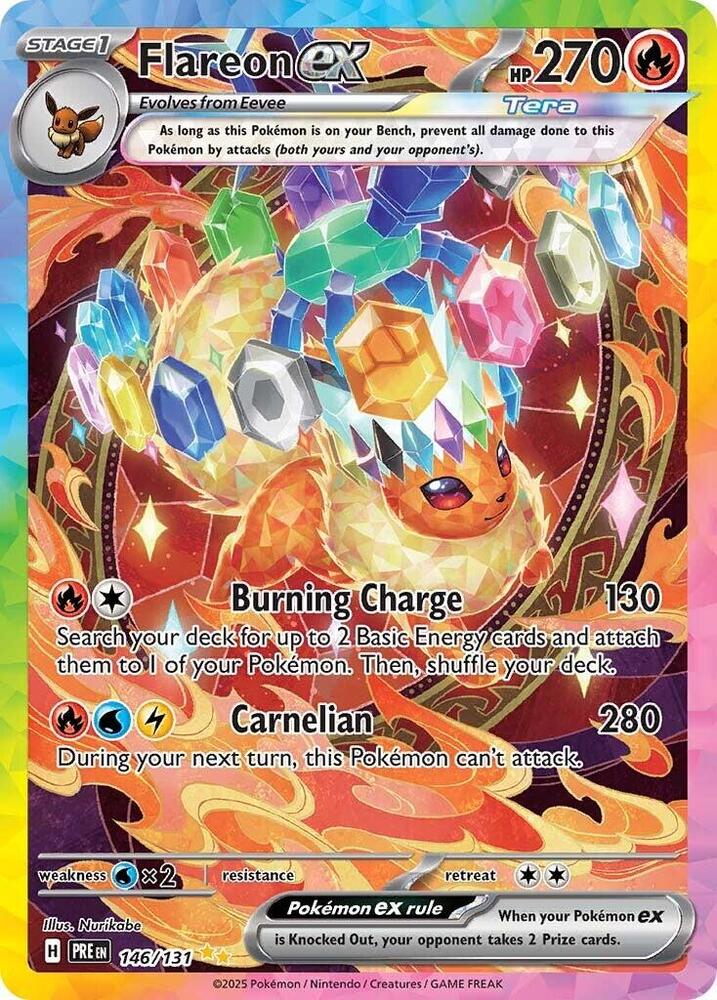 Flareon ex (146/131) [Scarlet & Violet: Prismatic Evolutions] | Black Swamp Games