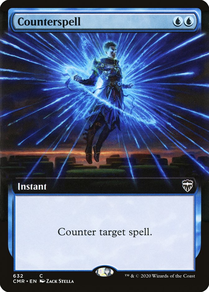 Counterspell (Extended Art) [Commander Legends] | Black Swamp Games