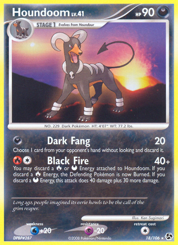 Houndoom (18/106) [Diamond & Pearl: Great Encounters] | Black Swamp Games