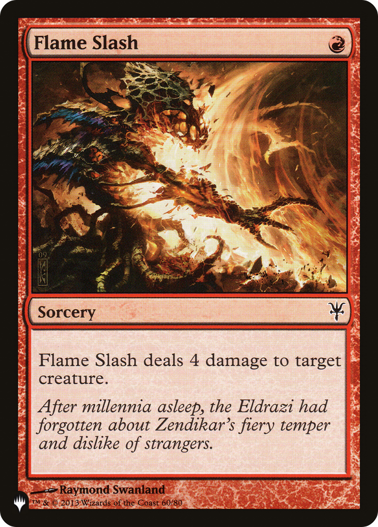 Flame Slash [The List Reprints] | Black Swamp Games