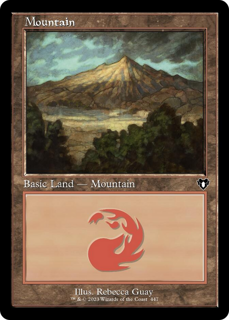 Mountain (447) (Retro) [Commander Masters] | Black Swamp Games