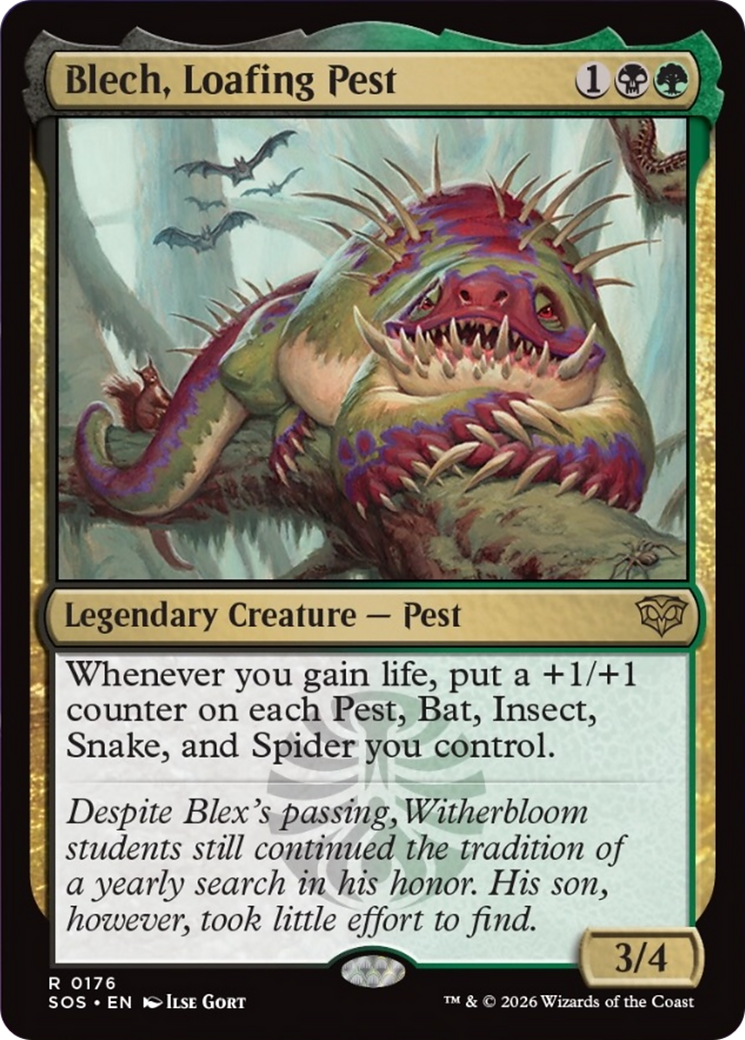 Blech, Loafing Pest [Secrets of Strixhaven] | Black Swamp Games