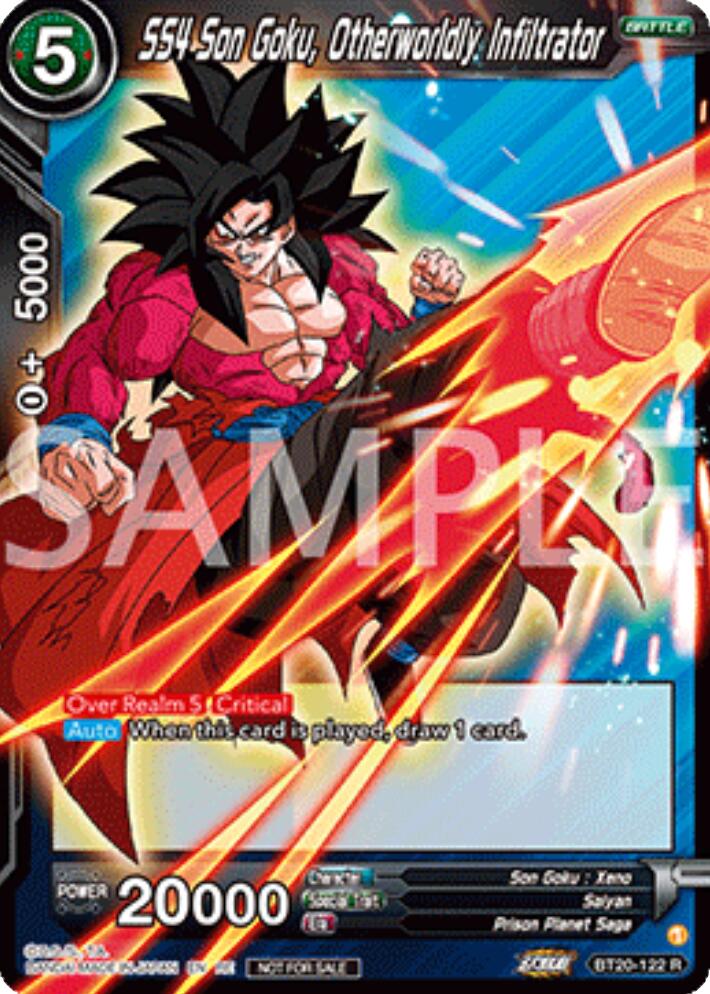SS4 Son Goku, Otherworldly Infiltrator (Deluxe Pack 2025 Vol.2) (BT20-122) [Promotion Cards] | Black Swamp Games