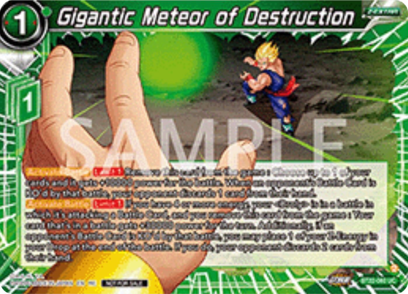 Gigantic Meteor of Destruction (Deluxe Pack 2025 Vol.2) (BT22-060) [Promotion Cards] | Black Swamp Games