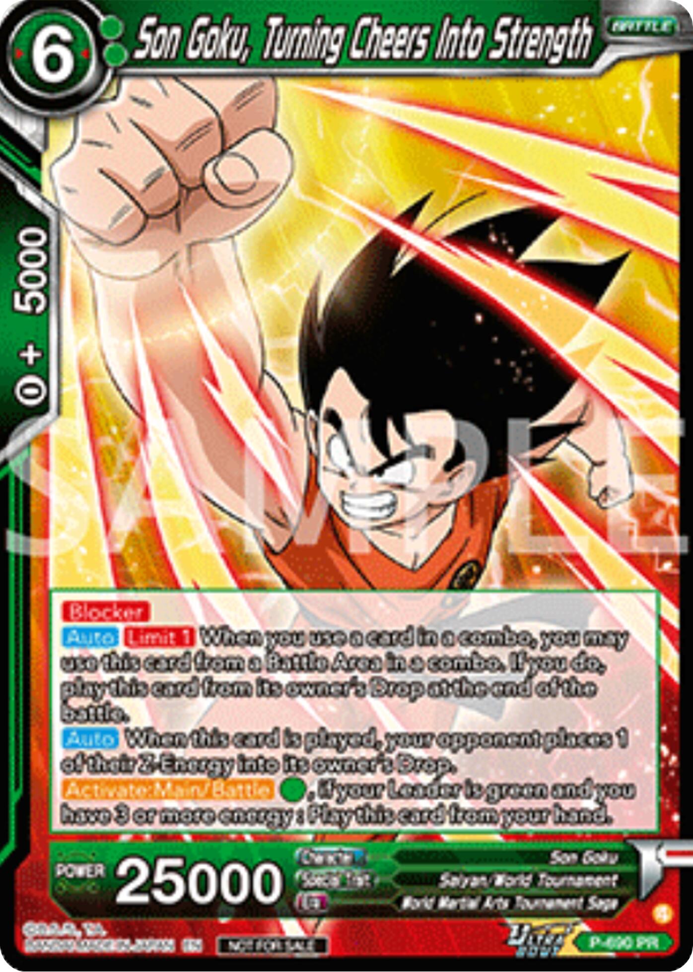 Son Goku, Turning Cheers Into Strength (Deluxe Pack 2025 Vol.2) (P-690) [Promotion Cards] | Black Swamp Games