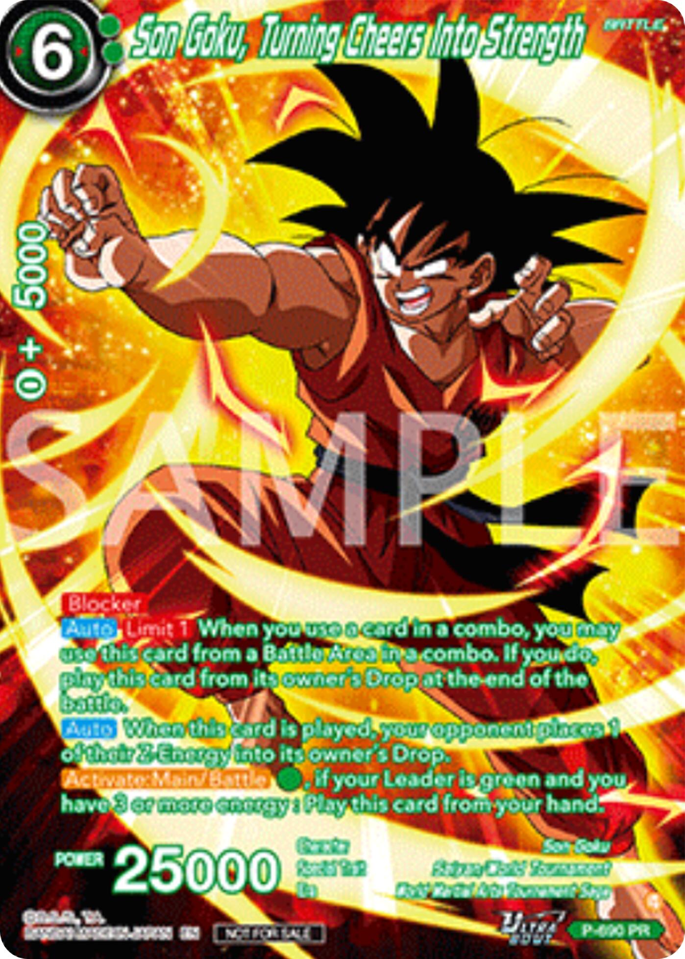 Son Goku, Turning Cheers Into Strength (Alternate Art) (Deluxe Pack 2025 Vol.2) (P-690) [Promotion Cards] | Black Swamp Games