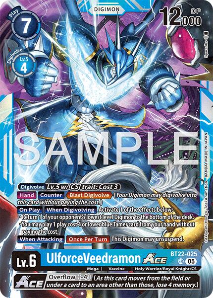 UlforceVeedramon ACE [BT22-025] [Cyber Eden] | Black Swamp Games