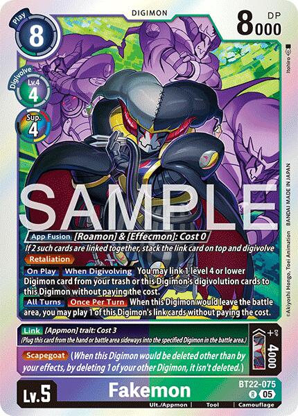 Fakemon [BT22-075] [Cyber Eden] | Black Swamp Games