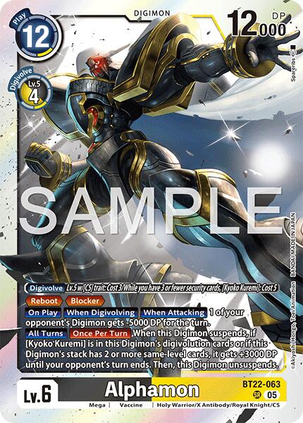 Alphamon [BT22-063] [Cyber Eden] | Black Swamp Games
