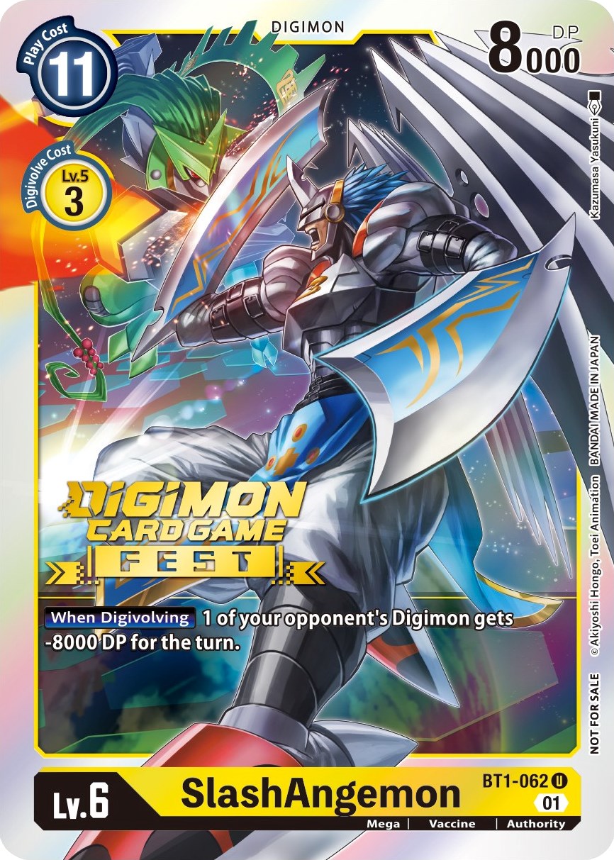 SlashAngemon [BT1-062] (Digimon Card Game Fest 2022) [Release Special Booster Promos] | Black Swamp Games