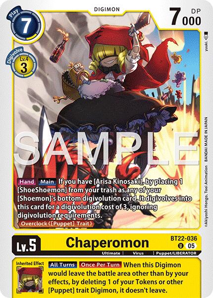 Chaperomon [BT22-036] [Cyber Eden] | Black Swamp Games