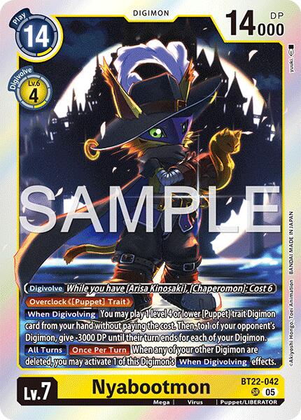 Nyabootmon [BT22-042] [Cyber Eden] | Black Swamp Games