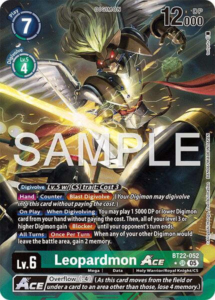 Leopardmon ACE [BT22-052] (Alternate Art) [Cyber Eden] | Black Swamp Games