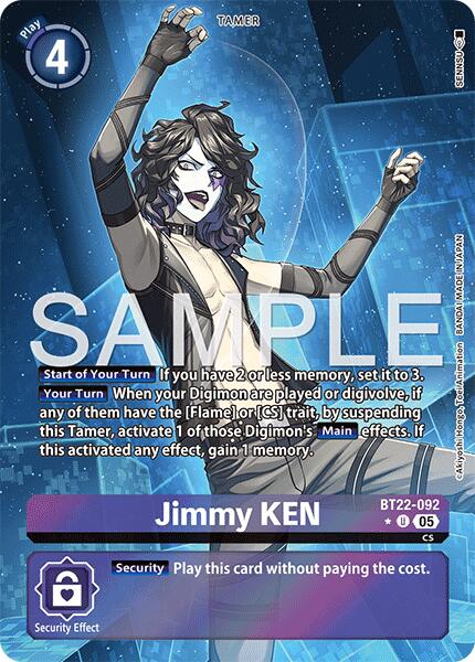 Jimmy KEN [BT22-092] (Alternate Art) [Cyber Eden] | Black Swamp Games