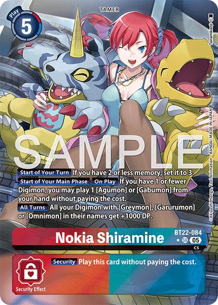 Nokia Shiramine [BT22-084] (Alternate Art) [Cyber Eden] | Black Swamp Games