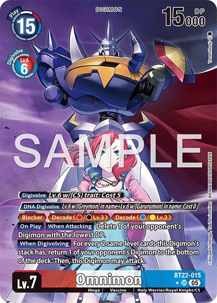 Omnimon [BT22-015] (Alternate Art) [Cyber Eden] | Black Swamp Games
