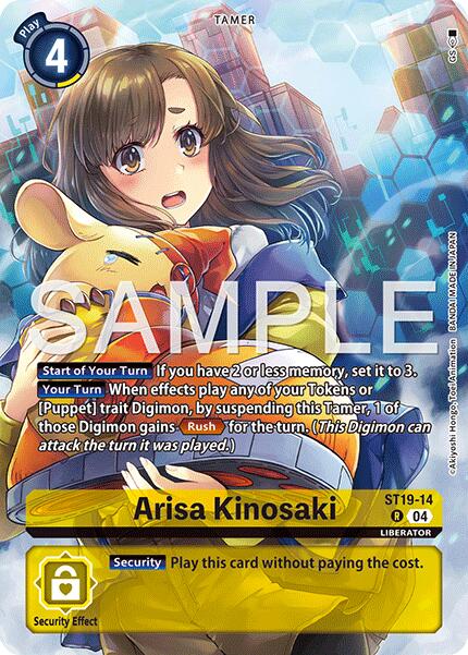 Arisa Kinosaki [ST19-14] (Digimon Liberator Debuggers Set) [Starter Deck: Fable Waltz] | Black Swamp Games
