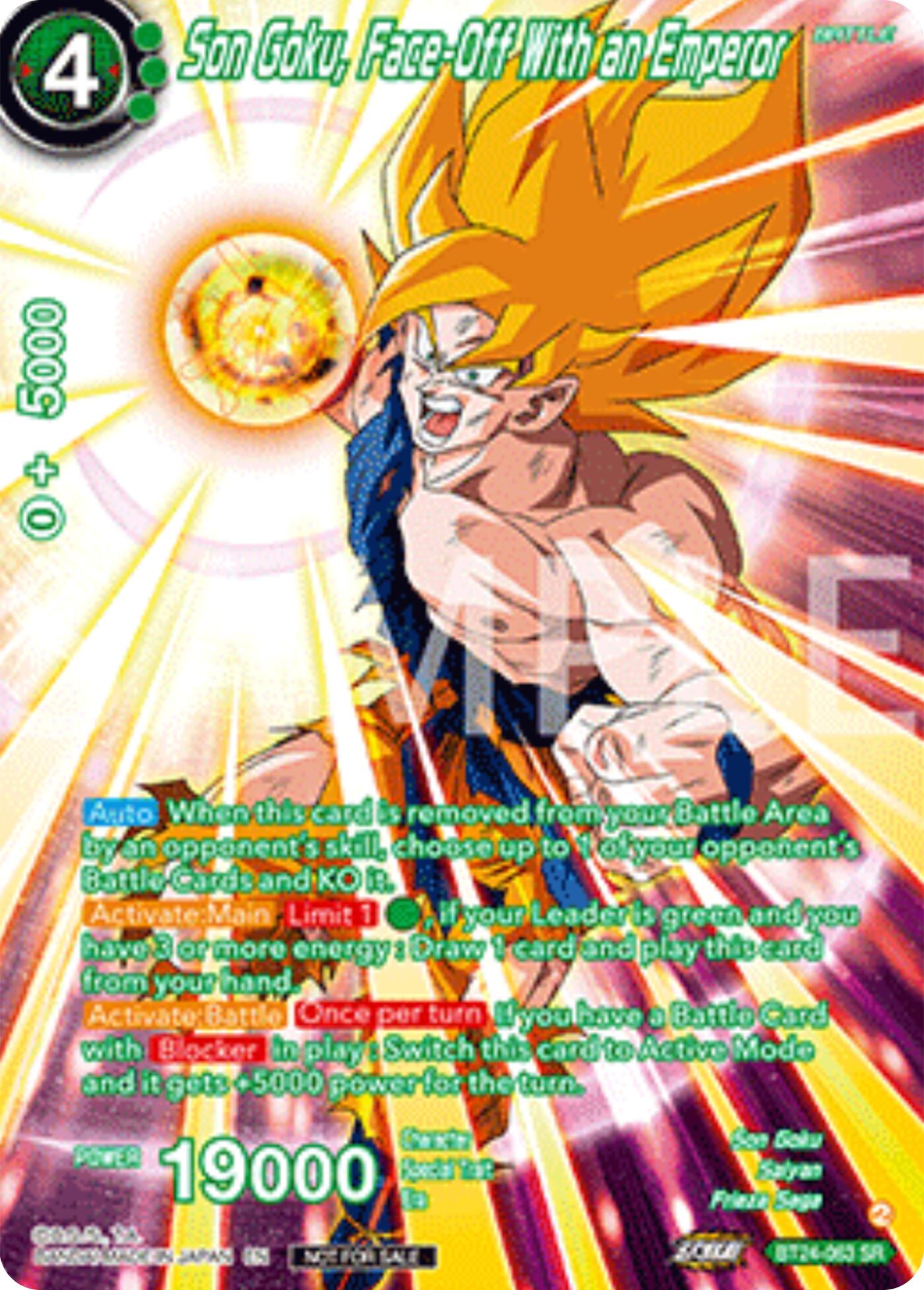 Son Goku, Face-Off With an Emperor (Premium Alt-Art Set 2025 Vol.2) (BT24-063) [Promotion Cards] | Black Swamp Games