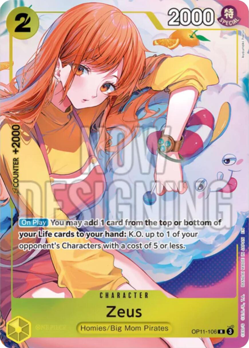 Zeus (Official Playmat - Bandai Card Games Fest 24-25 Edition) [One Piece Promotion Cards] | Black Swamp Games