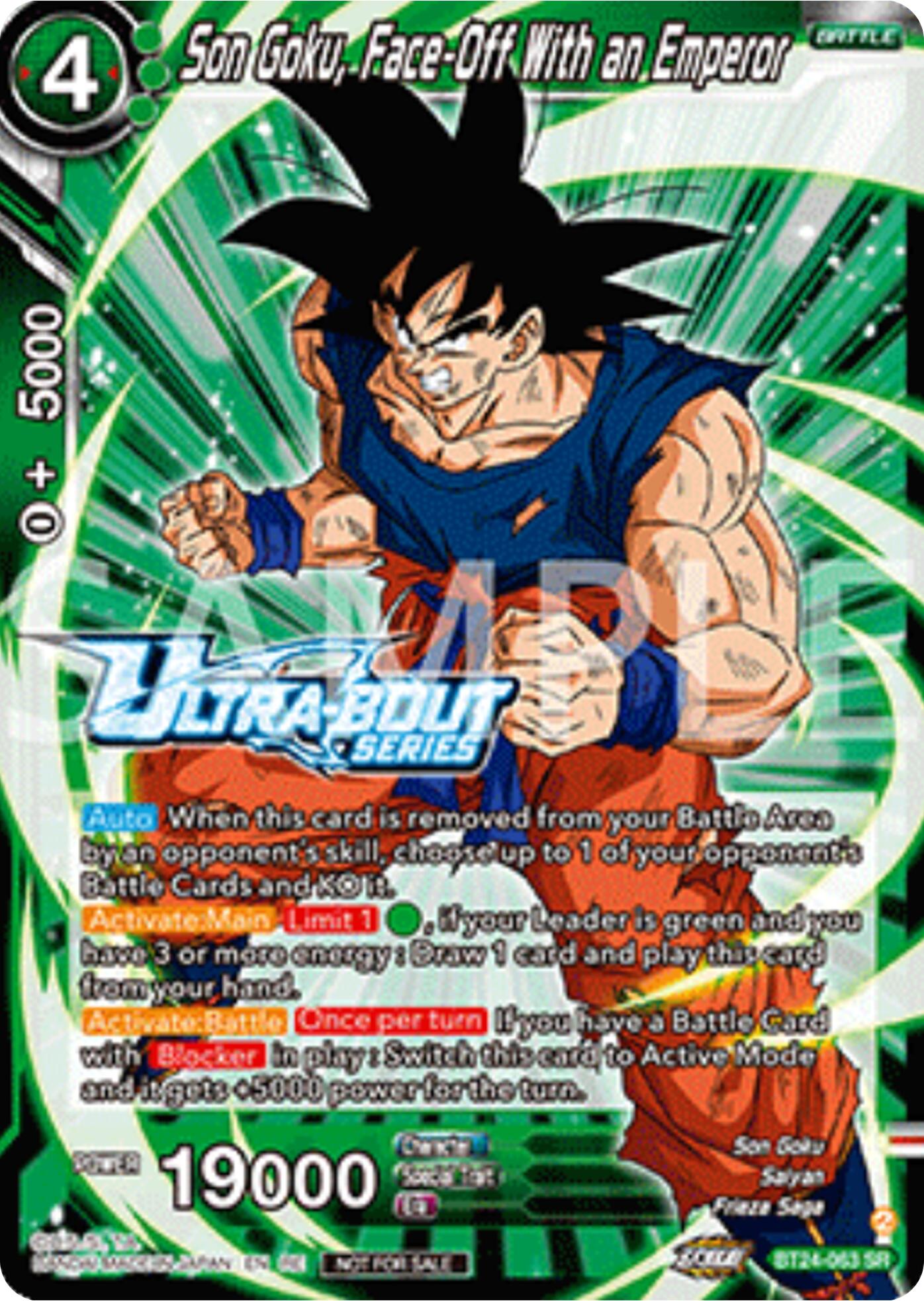 Son Goku, Face-Off With an Emperor (Event Pack 17) (BT24-063) [Promotion Cards] | Black Swamp Games